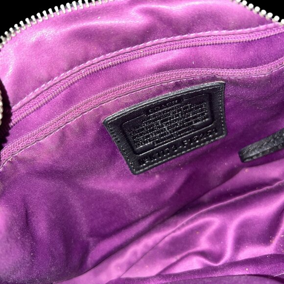 Coach Black Leather Shoulder Bag - Picture 3 of 13